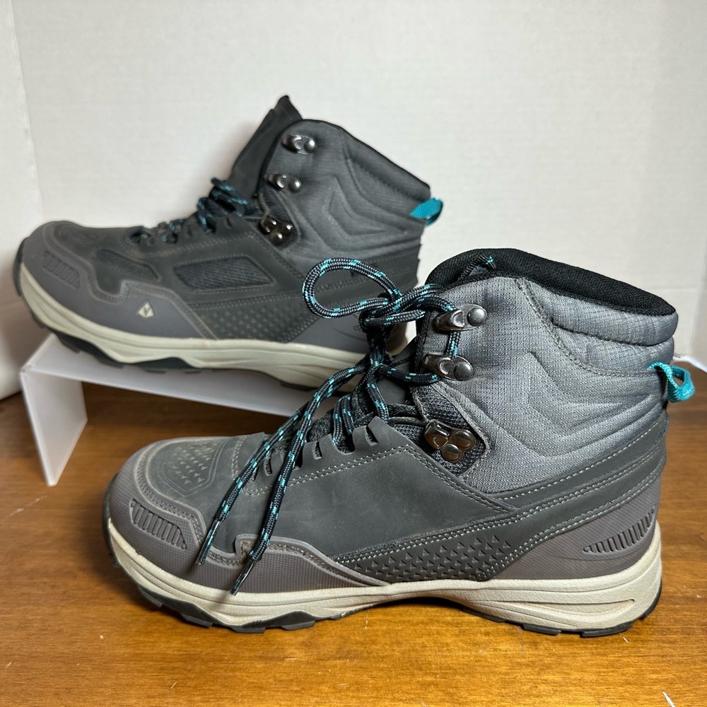 Vasque Kids Breeze AT UltraDry Sz 6 Mid Hiking Boot Waterproof Gray #7252